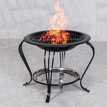 Outdoor Fire Pit Outdoor Heavy Steel Fire Pit Wood Burning Fireplace Patio Backyard Heater Steel Firepit Bowl Home Charcoal Grill