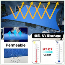 Rectangular Solar Sail Shade, Outdoor Patio Umbrella, Tear-resistant, UV-resistant, Suitable For Courtyards, Patios, Gardens, Carports, And Patios