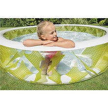 Round Inflatable Swimming Pool Family Interaction Summer Pool Party Kids and Adults Air Swimming Pool Portable Outdoor Indoor Garden Backyard Water Play Summer Ba