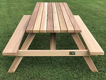 Western Red Cedar 84" Rectangular Top Picnic Table 7'