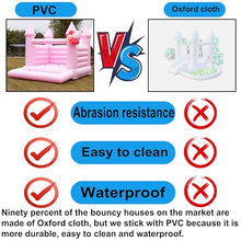 Blatesic Inflatable Bounce House with Ball Pit and Blower Pink