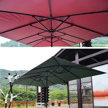 Durable Outdoor Umbrella, Rectangular Shape With Wind - Resistant Construction, Perfect Shade Solution For Patio, Garden And Terrace(Khaki)