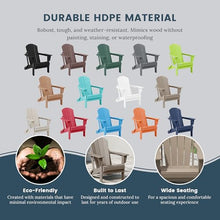 WO Home Furniture Laguna Folding Adirondack Chair Set of 4, Weathered Wood