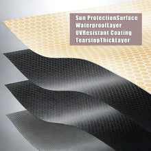 Waterproof Sunshade Canopy Replacement Fabric 200cm 250cm 300cm 400cm 600cm 700cm for Balcony Garden Patio Umbrellas (Red 20x13ft/600x400cm)
