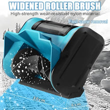 Cordless Snow Blower,600w Brushless Electric Snow Shovel,45° Left, Right, Or Upward Snow Throwers,Cleaning Width 25.4cm(10in),for Walkways and Driveways (2batteries)