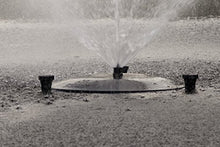 Fawn Lake Fountains 1HP Floating Pond and Lake Fountain Black