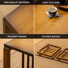 JTYMZYY Coffee Table Vintage Tea Table Low Table Portable Low Picnic Table Japanese Floor Tea Table Laptop Tatami Table Multifunctional Low Table (Color : Brown, Size : 100x42x33cm)