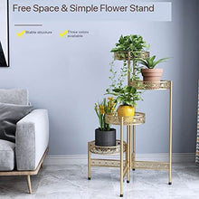OJKJGYTF Balcony Wrought Iron Flower Pot Shelf European Style Simple Light Luxury Indoor Flower Shop Green Plant Shelf Multi-Layer Floor Flower Stand