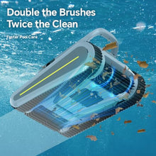 (2026 New) Pool Vacuum Robot - AI Smart Navigation, 360° Top-to-Bottom Cleaning, 3 Cleaning Modes, Over Replaceable Battery Design, for Inground & Above-Ground Pools up to 2,150 Sq. Ft (Graphite Gray)