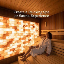 Himalayan Salt Tiles 8x4x1 for Salt Room Walls – Premium Pink Salt Blocks to Build Spa, Sauna, or Wellness Center – Natural Himalayan Salt Brick Panels – Multiple Pack for Custom Installations (50)