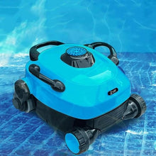 WZUOPG Wireless Robotic Pool Cleanser, Pool Vacuum Cleaner for Walls with Strong Suction, Intelligent Road Planning, Fast Charging, Ideal for High Pools