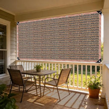 Rectangle Sun Shade Sail Canopy, 22' x 36' Patio Shade Cloth Outdoor Cover - Sunshade Fabric Awning Shelter for Pergola Backyard Garden Carport (Brown)