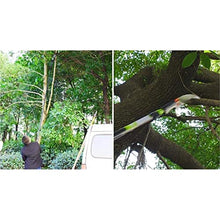 Telescopic Pole Saw, 12Ft/3.6M Extendable Telescopic Landscaping Pole Saw used for Pruning and Trimming Branches and Leaves High-altitude Fruit Tree Cutting Saw Trimmer