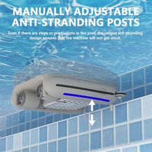 Automatic Pool Cleaners, Pool Vacuum for Above Ground Pool, with 10l Filter Basket, Manual/Automatic Dual Mode, 7800mah Ultra-Long Battery Life, Three-Speed Adjustment, Suitable for Swimming Pools