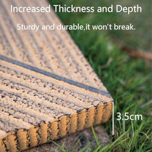 zktoermn Lawn And Garden Stepping Stones, Decorative Pavers for Garden Path, Patio, Lawn, Yard, Easy Install Outdoor Walkway Pathway(Brown-B,30x30cm)