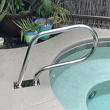 Pool Handrail Swimming Pool Handrail Quick Mount Base｜Stainless Steel Outdoor Stair Railing Handrails｜Pool Slides for Inground Pools Spa