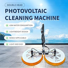 KUSOLE Electric Pool Cleaning Brush w/Adjustable Brush Head, Extendable Window Cleaning Pole Cleaner Kit, Photovoltaic & Solar Panel Cleaning Tool Mainselectricity-7meters