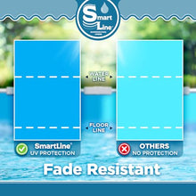 Smartline 24 ft Round Swimming Pool Liner | Solid Blue