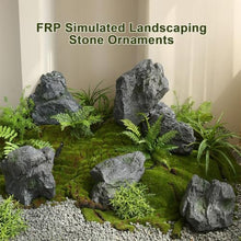 5 Pcs FRP Landscape Rocks, Realistic Texture, Lightweight Fake Rocks