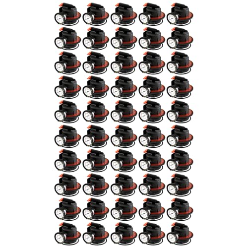Replacement DEX2420MAR2 Manual Air Relief Valve Assembly with Pressure Gauge and O-Rings - Compatible with Hayward Pro Grid DE Filters, SwimClear Cartridge Filters - Durable Pool Filter, 50 Pack