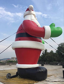 Air-Ads Supplies 26ft Inflatable Giant Christmas Santa Claus Red Green