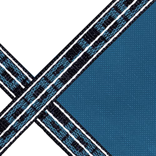 16' x 34' Rectangle Ultra-Loc III Solid Blue with Drain Panels In-Ground Pool Safety Cover