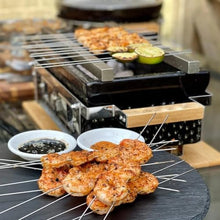 YIORYO Mini Barbecue Grill - Portable Charcoal Grills - Small Tabletop Charcoal Grill for Outdoor Cooking, Grilling - Table Top BBQ Grill for Camping, Picnic, xingxingdiandeng1