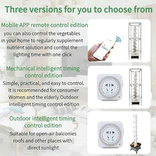 YAFODUTE 45 Pods Garden Hydroponics Growing System Smart Garden Planter Vertical Hydroponics Tower with LED Timed Grow Light, Germination Aeroponics Growing Kit with Hydrating Pump,Adapter//1pc