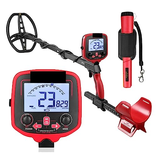 FENOKD Metal Detector for Adults, TX-850L High Sensitivity Treasure Hunter er Waterproof Coil Powerful Gold Detectors,with Gp Pointer-A