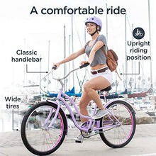 Schwinn Adult Beach Cruiser Bike Purple