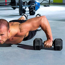 WF Athletic Supply Rubber Coated Hex Dumbbell Set - Multiple Choices Available - 5-100LB Dumbbells Only