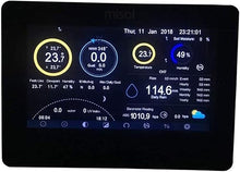 SHANBOYU Professional Weather Station, Wireless Sensor Solar, Color Touch Screen Display Weather Center