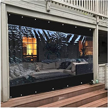 AMEPOO Outdoor Tarpaulin Curtain, Pergola Rainproof Side Panels, for Porch, Gazebo, Cabana(8.5x3m/27.88x9.84ft)