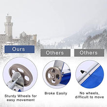 IKASNA Snow Rake Snow Rake for House Roof: Snow Scraper Roof Snow Removal Tool 4-20Foot Extension, Lightweight for Long Or Low-Pitched Roofs