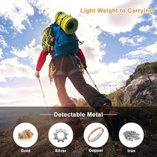 JHNKOJ Professional Metal Detector for Adults, Gold Silver Copper Finder with 1000M Range, Pinpoint & LCD Backlight, Ideal for Treasure Hunting