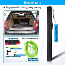 DKXCOSQ 3-12 m wash Brush with Water Connection, Telescopic Rod Window Cleaning, extendable Cleaner Conservatory roof, Cleaning photovoltaic and Solar Panels, 8 m Rod, 30 cm Brush