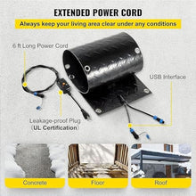 FRGIJUVGY Snow Melting Pad,Winter Ice Melt Pad,Non-Slip,with 1.5m Power Cord,for Winter Stairs, Steps,Doorway, Sidewalk(Size:10 * 48in,Color:5 Piece)