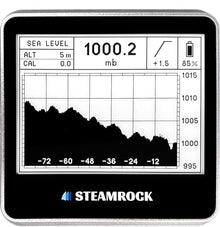 STEAMROCK Digital Barometer Barograph SB-42 V3 (Silver)