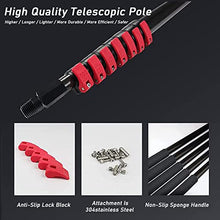 18FT-36FT Hydro Telescopic Brush, Window Cleaning Rod, Extendable for Cleaning Conservatory Roofs, Cleaning Photovoltaic and Solar Panels。,35cmbrushhead-3.6M/12FT