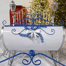 Zaer Ltd. Life-Size Christmas Outdoor Victorian Santa Sleigh Painted