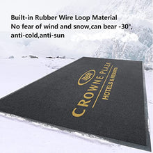 ALLEVI Custom Door Mat Commercial Grade 10' x 6' Black