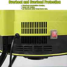 HaiZethonic Electric Bladeless Leaf Mulcher & Shredder,15amp 8000rpm Motor for 17∶1 Reduction Ratio,Mulch up to 55 Gallons per Minute,Adjustable Control Dial 60mpowercord