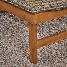 Afuera Living Outdoor Acacia Wood Chaise Lounge Set of 4 Natural