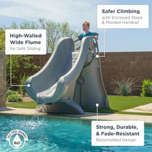 S.R.Smith SlideAway Pool Slide, Gray – Premium Water Slide