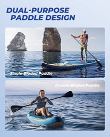 Valwix Inflatable Stand Up Paddle Board w/Electric Pump & Action Camera Mount - 12ft Odyssey Blue