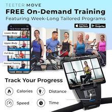 Teeter FreeStep LT1 Recumbent Cross Trainer and Elliptical Black