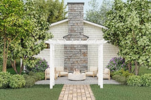 Vita Fairfield Grande Vinyl Arbor 111"x86" White