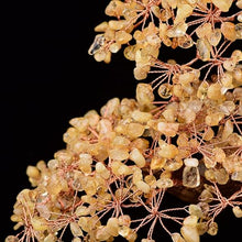 YXIANG56Q Office Desk Decor Feng Shui Money Tree Natural Citrine Bonsai Tree of Life Large Feng Shui Wealth Tree Office Home Feng Shui Ornaments Desk Decorations