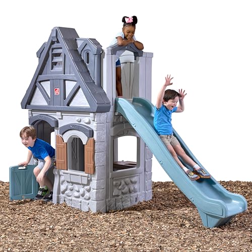 Step2 Enchanting Adventures 2-Story Playhouse & Slide Blue