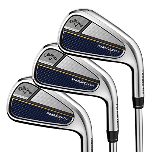 Callaway Golf 2023 Paradym Iron Set Right Hand Graphite Stiff Flex Black Silver